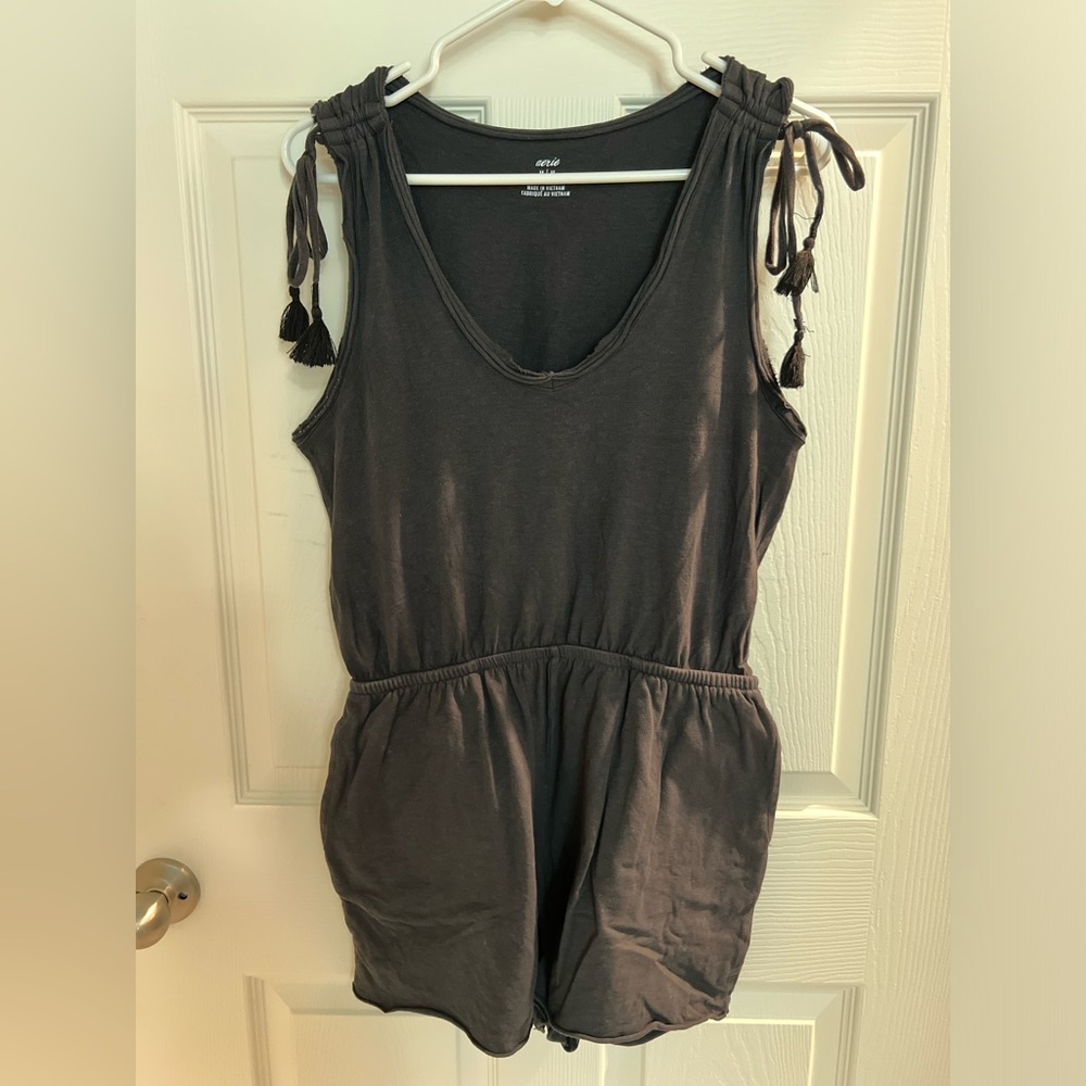 Aerie ruched romper